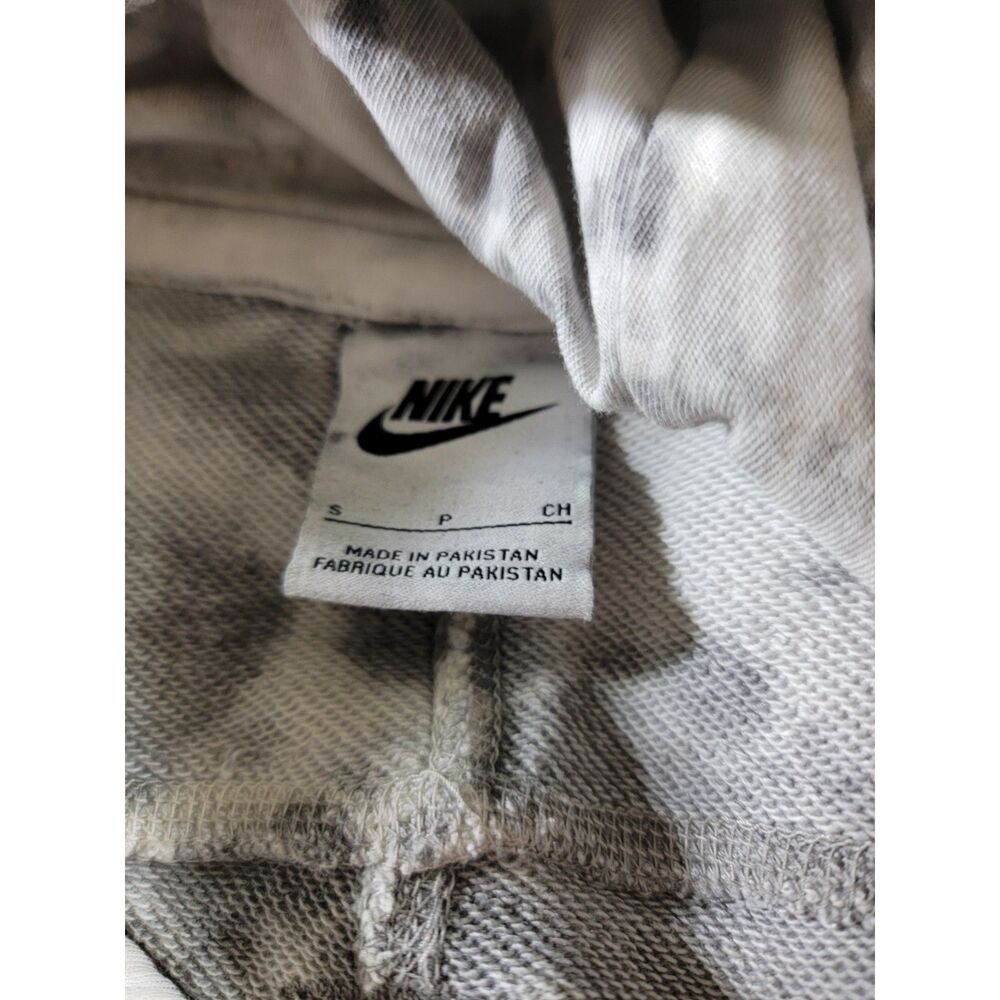 Vintage Nike Sportswear Grey Tie Dye Hoodie - Small - Picture 4 of 9
